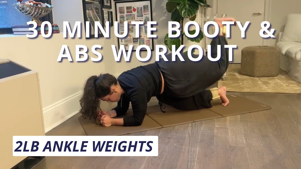 30 Minute Booty & Abs I Ankle Weights