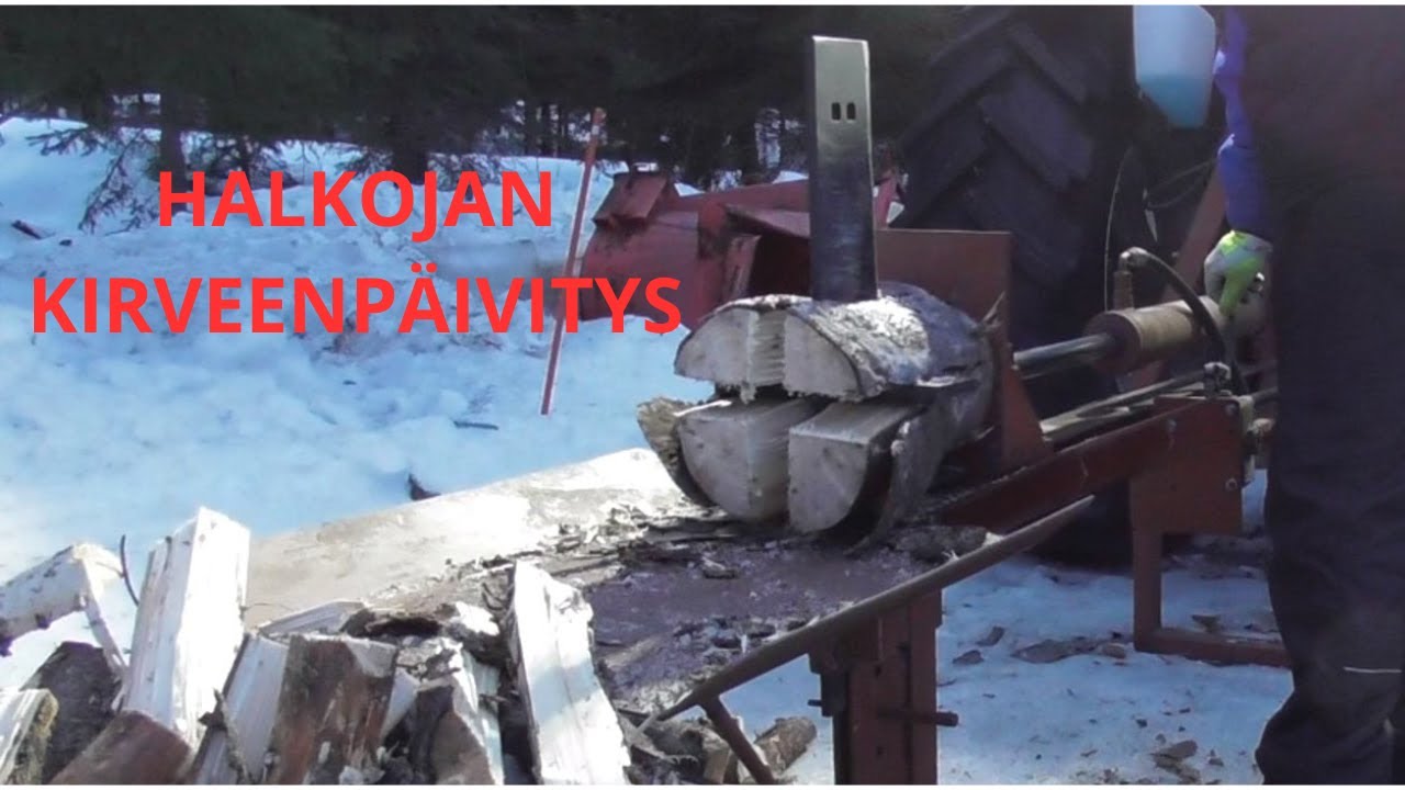 Halkojan kirvespäivitys