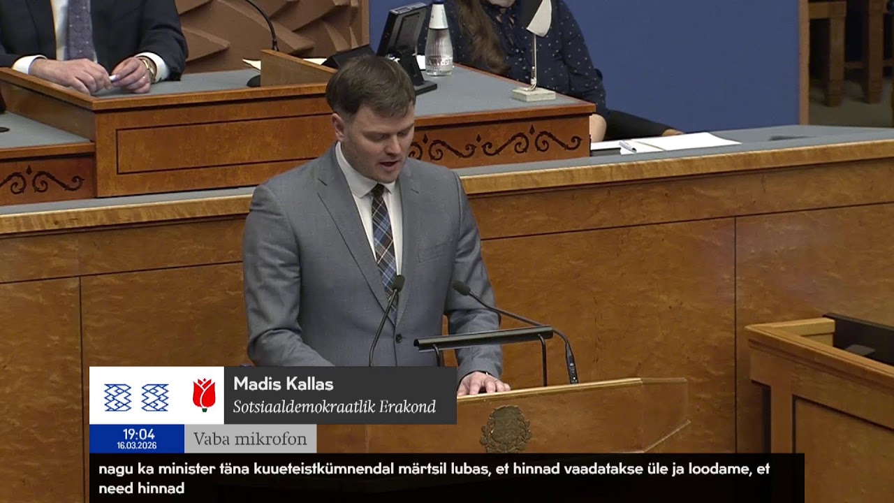 Riigikogu 16.03.2026