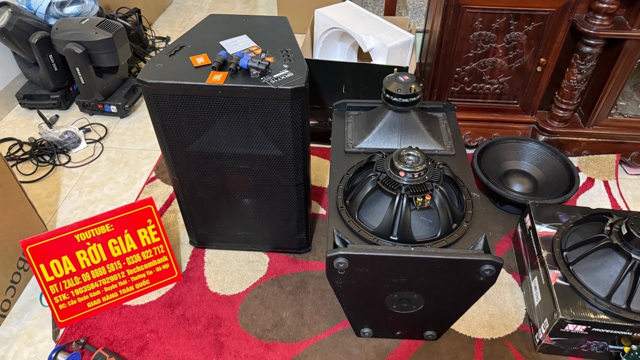 [HOT] XẢ Loa Full 40 JBL 715, Neo NR 15ND680 + Treble 850 Neo, Tiếng Qu&aacute; Hay, Gi&aacute; &Ecirc;m, 0363752702