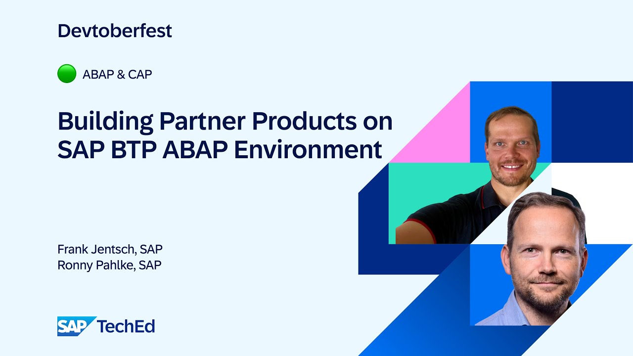 🟢 Building Partner Products on SAP BTP ABAP Environment
