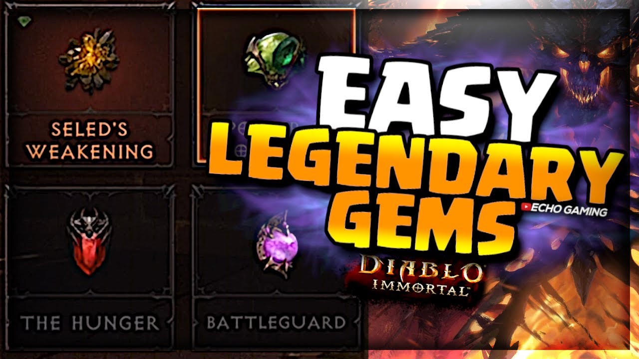 The EASY way to get Legendary Gems in Diablo Immortal