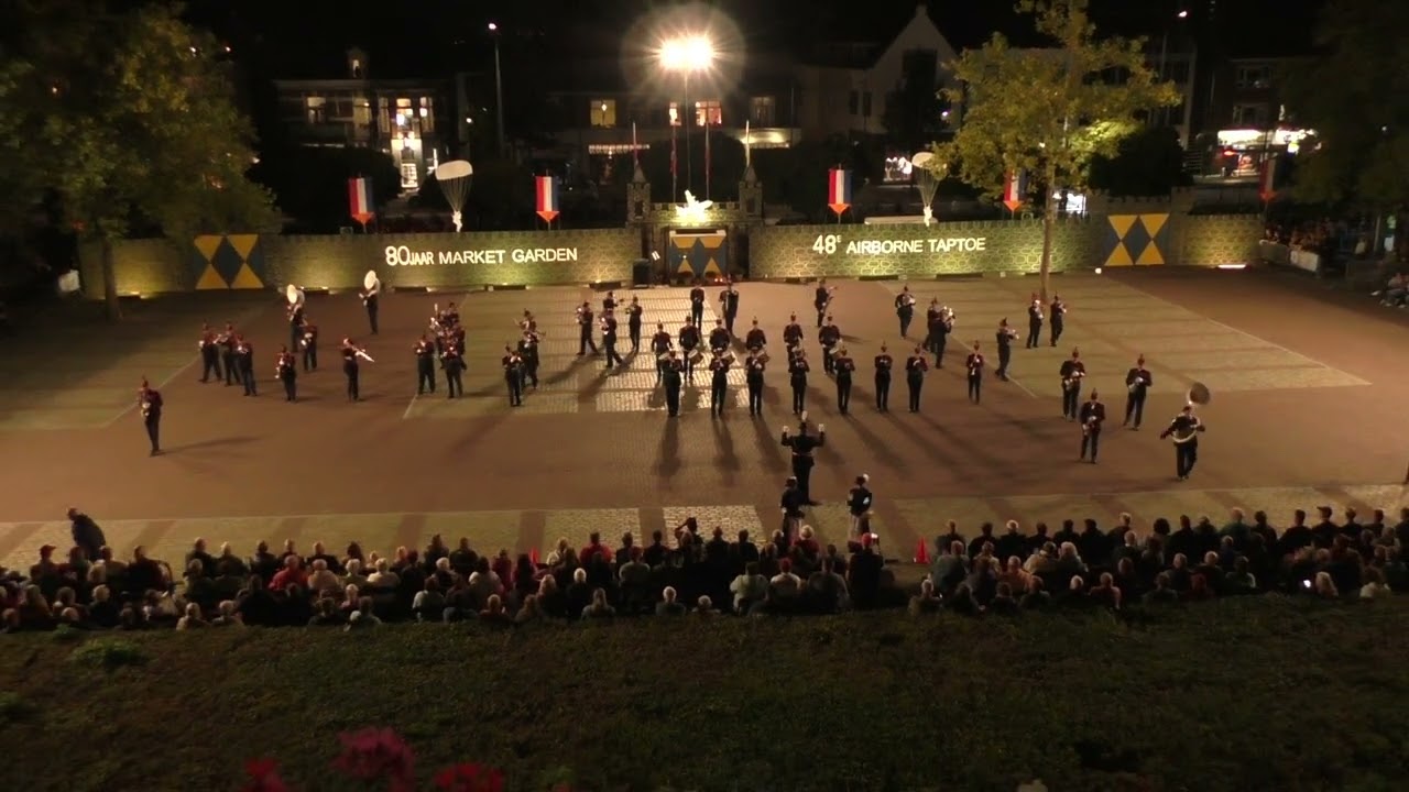 Airborne Taptoe Oosterbeek 2024 - 8. Vrijwillig Fanfarekorps der Genie - Vught