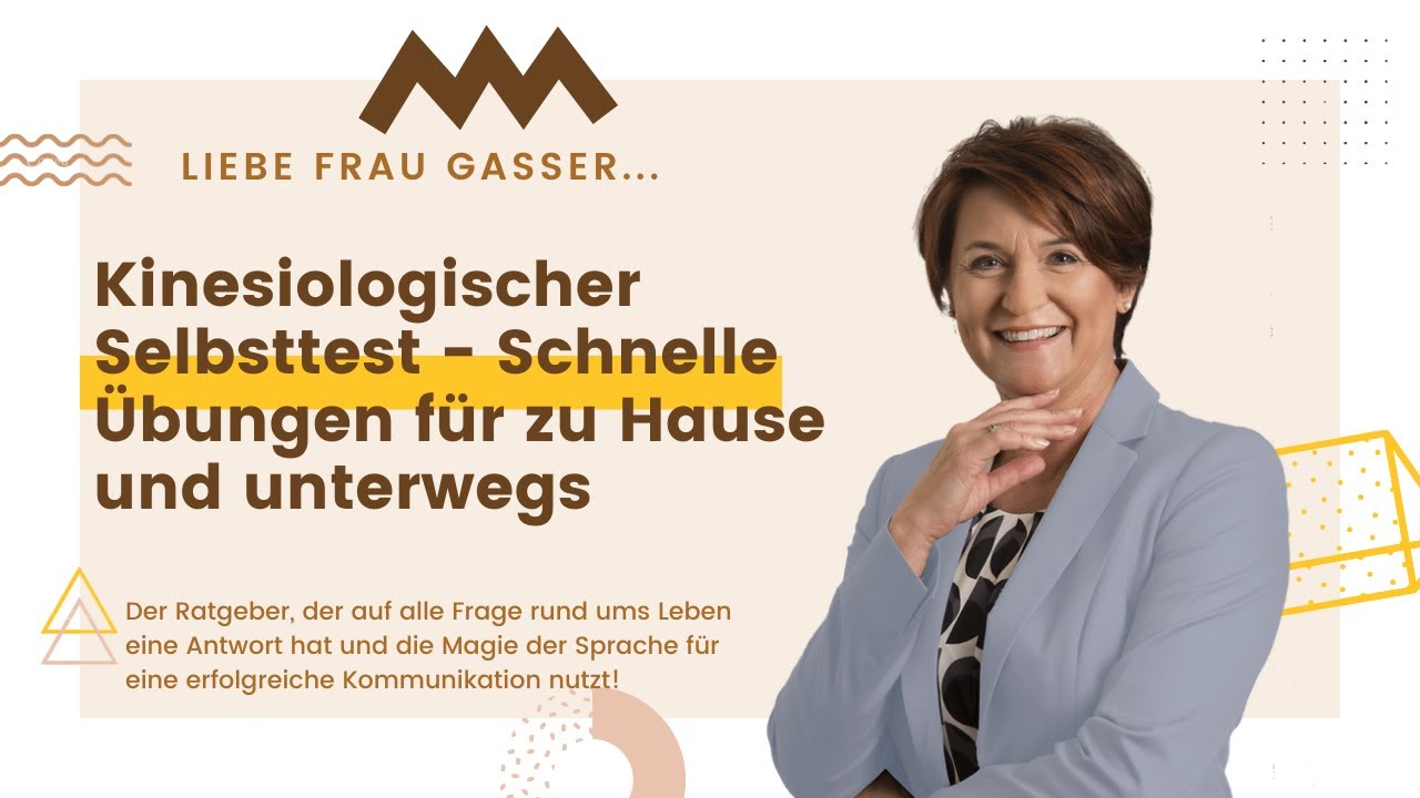 Kinesiologischer Selbsttest - Schnelle &Uuml;bungen f&uuml;r zu Hause und unterwegs