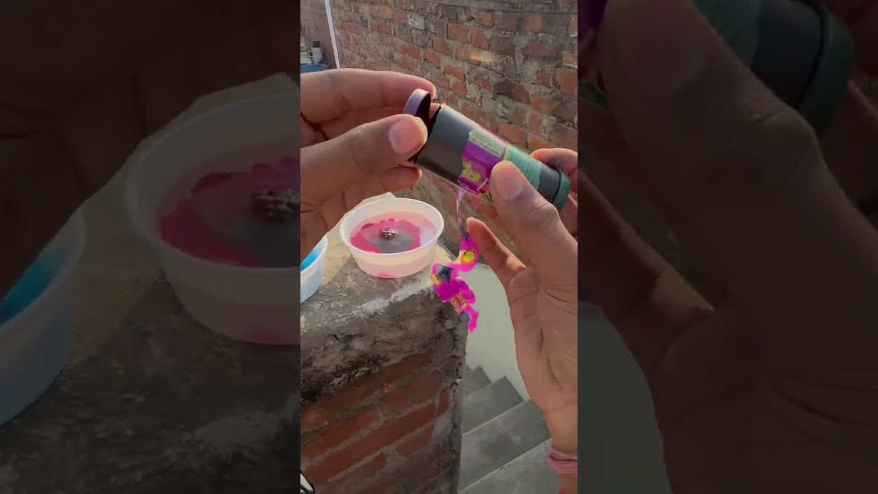 Holi colour testing 2025 part 2 colour testing #holicolors #hapoyholi -#tasting