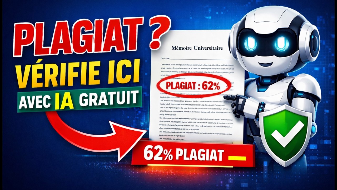 Comment v&eacute;rifier le plagiat avec l&rsquo;IA 100% gratuit (M&eacute;moire, TFE, Article, Rapport, PDF )
