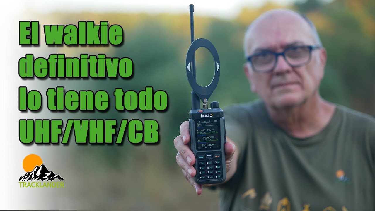 El walkie definitivo iRadio UV98 Plus multibanda VHF/UHF/CB