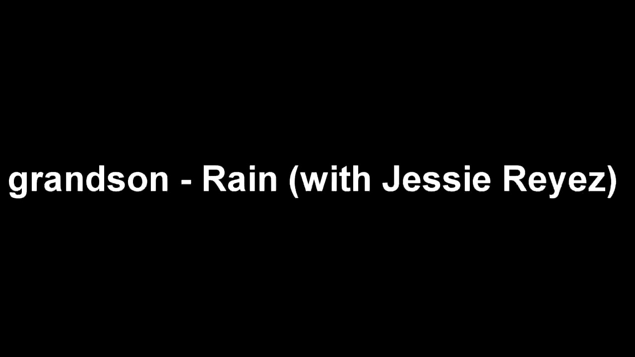 (INSTRUMENTAL) grandson - Rain (with Jessie Reyez)