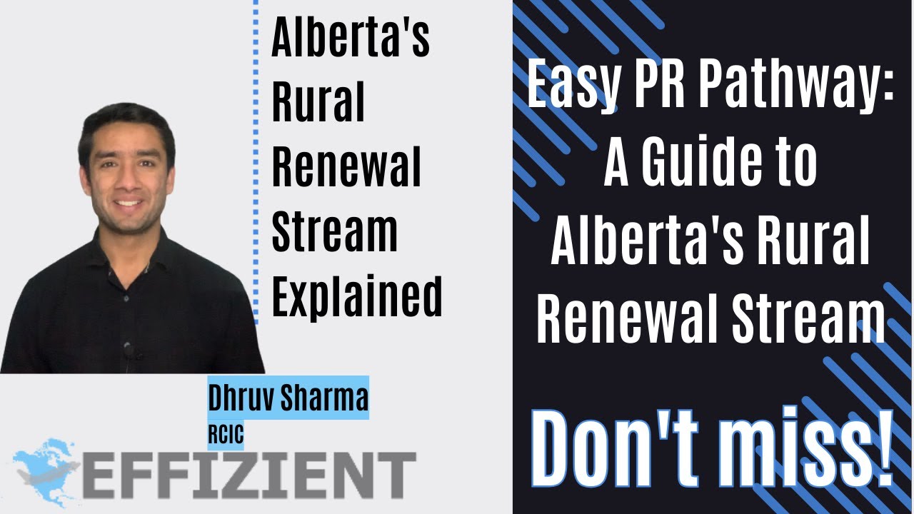 Easy PR Pathway: A Guide to Alberta's Rural Renewal Stream