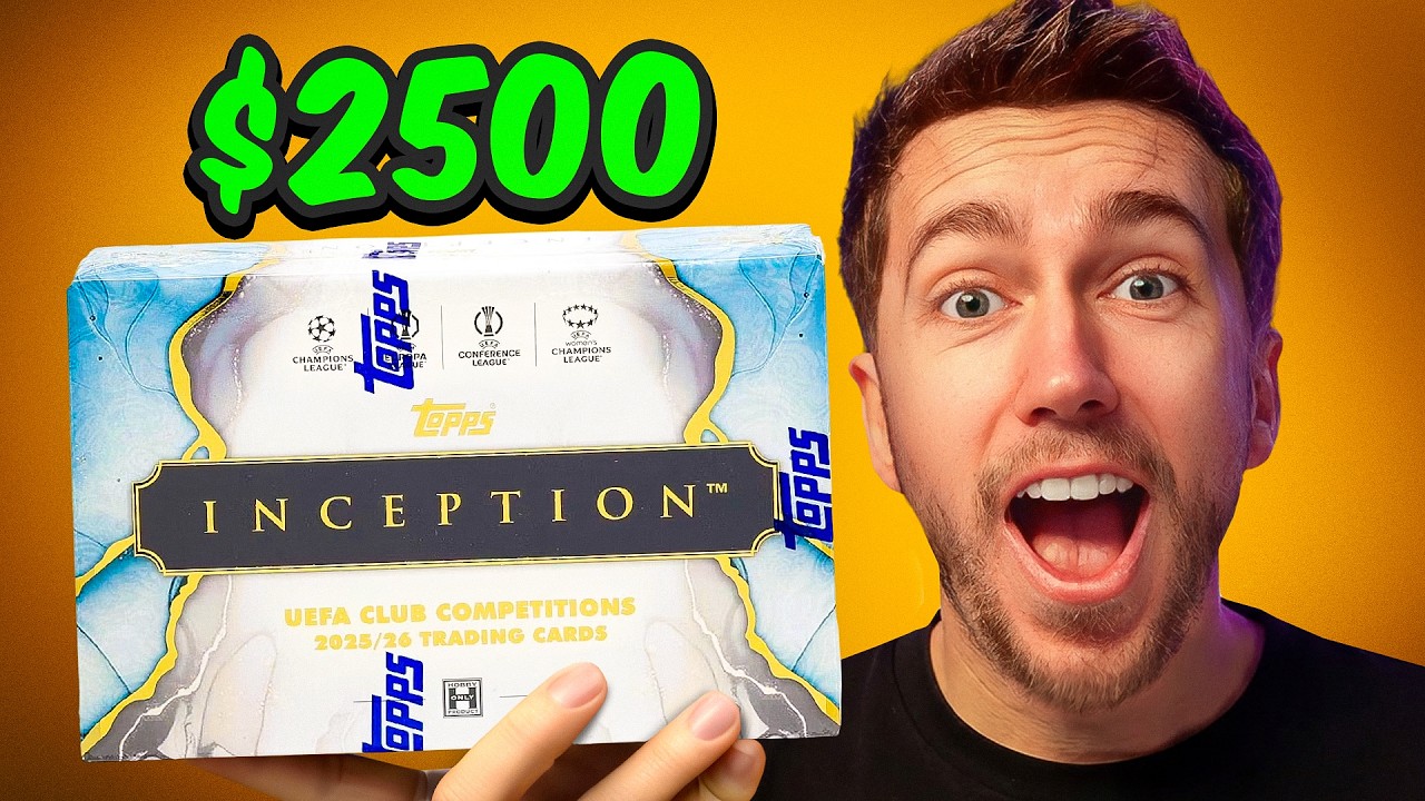 I Opened 4 Topps Inception Boxes Worth $2500!