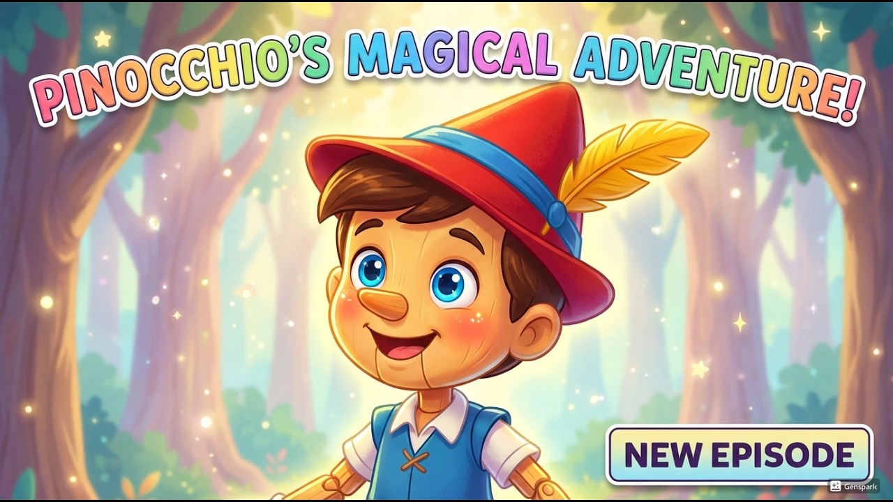 🪵✨ Pinocchio: A Magical Journey of Truth & Adventure 🌟🎭