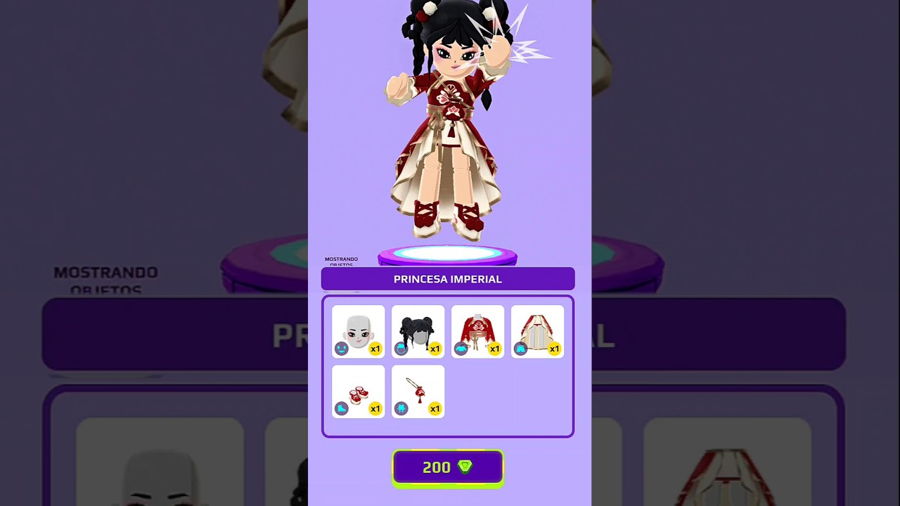 Outfit de princesa imperial ★ PK XD A&Ntilde;O NUEVO LUNAR #pkxd #pkxd2026