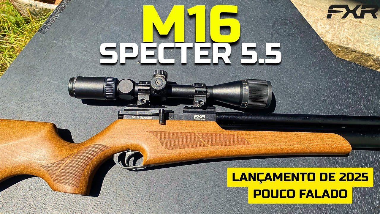 PCP M16 Specter 5.5 | Baita precisão para WRABF