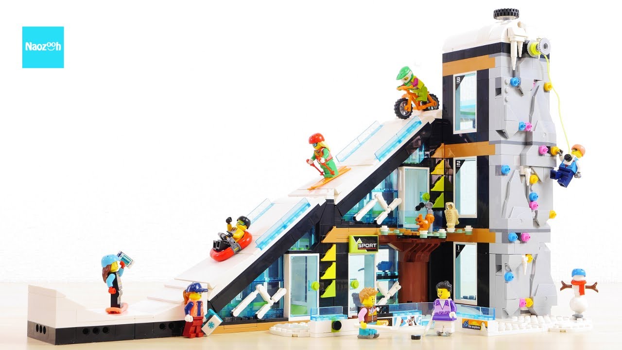 レゴ シティ スノースポーツセンター 60366 ／ LEGO City Ski and Climbing Center Speed build & Review