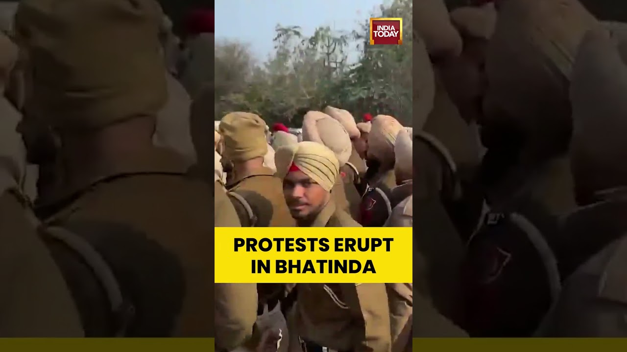 Bathinda Alert: Police Deployed Ahead of Farmers&rsquo; Protest | #Shorts