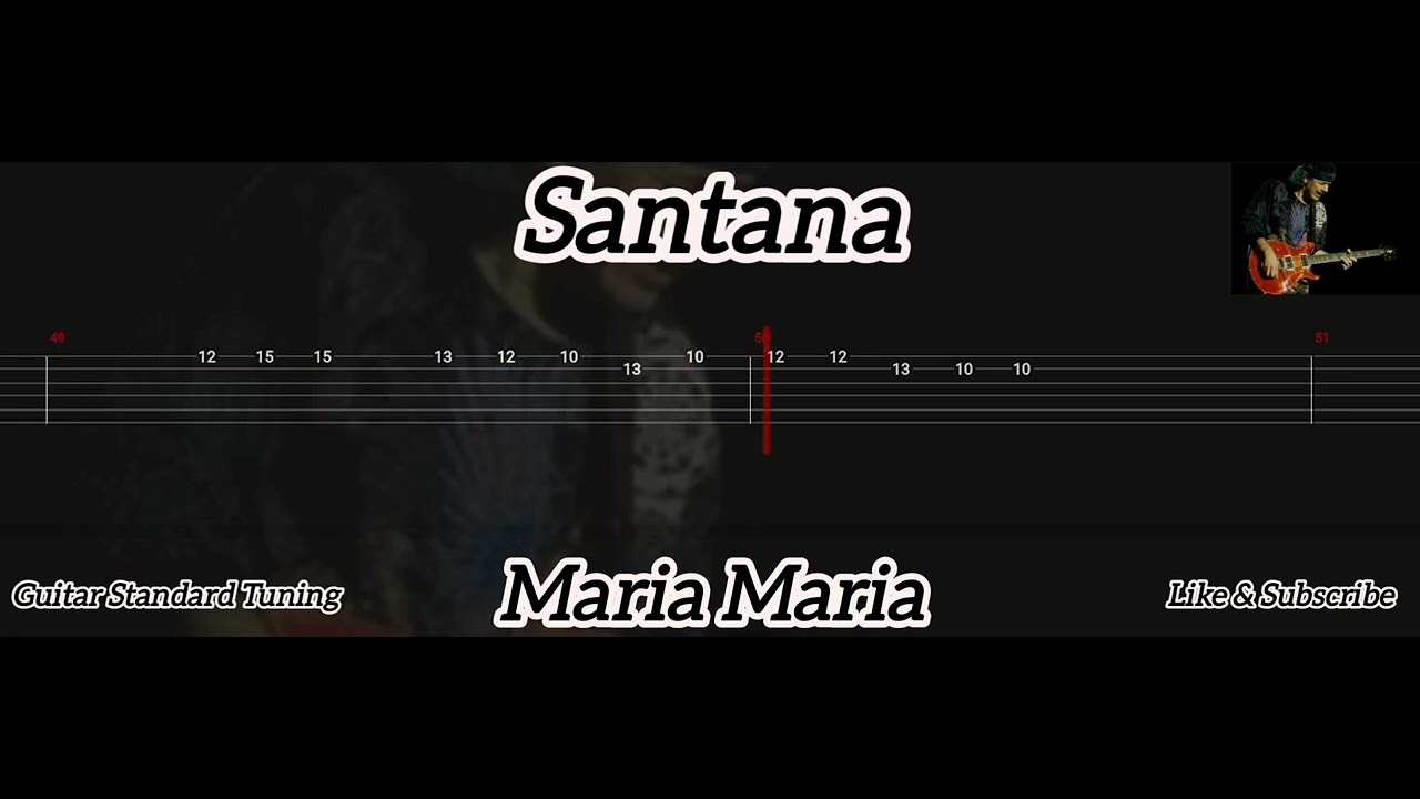 Santana - Maria Maria ( Tab Guitar )