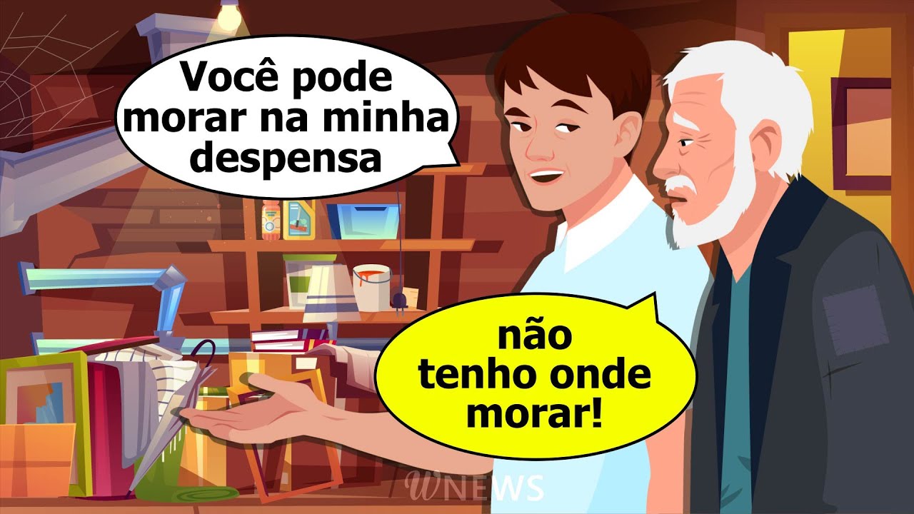 O filho ensinou ao pai uma lição inesquecível quando visitou o avô na despensa