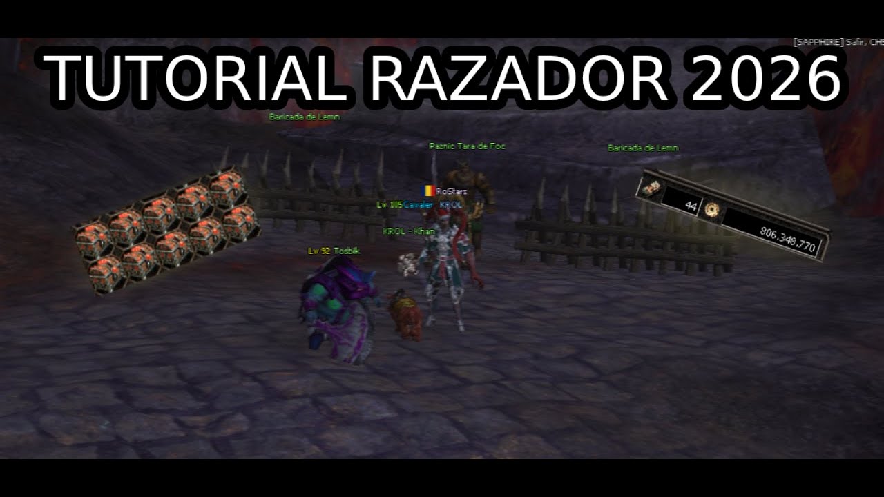 TUTORIAL RAZADOR 2026 | ECHIPAMENT DE BUGET | METIN2.RO