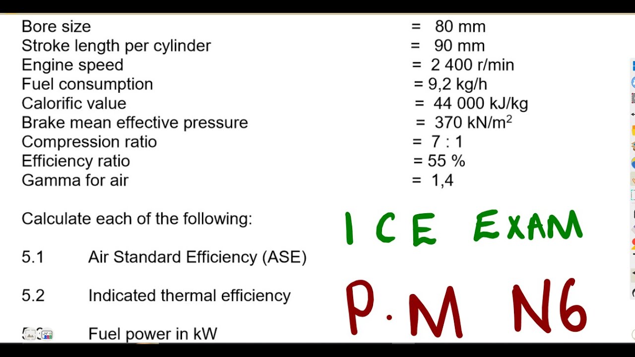 Power Machines N6 Internal Combustion Engines - Otto Cycle - Cycles @mathszoneafricanmotives
