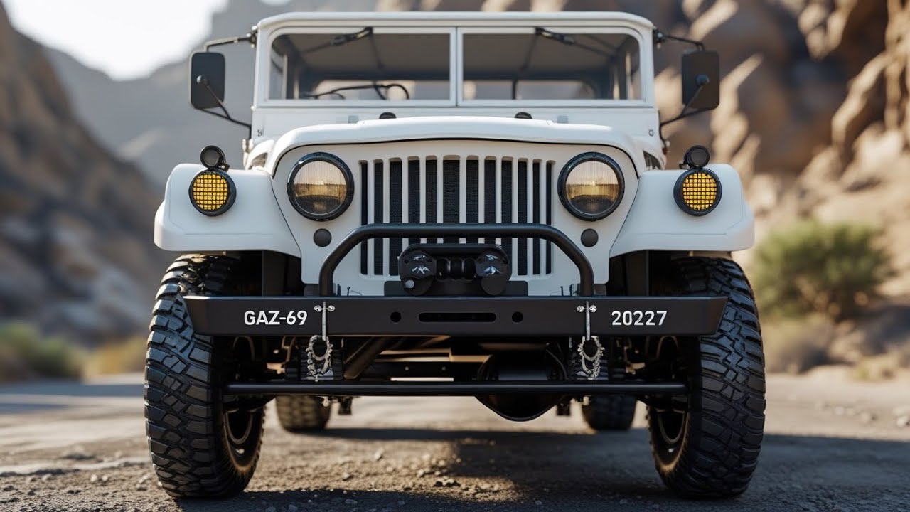 🚙GAZ-69 2027 ⚪ Белый Цвет | Легендарный Внедорожник 4×4 🔥 Обзор, Дизайн и Мощь 💪