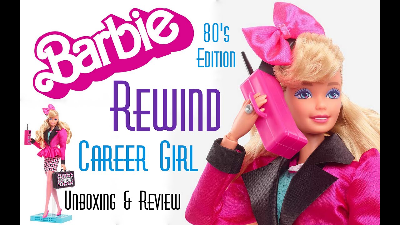 👑 Edmond's Collectible World 🌎:  Barbie Rewind 80's Edition Career Girl Doll Unboxing & Review