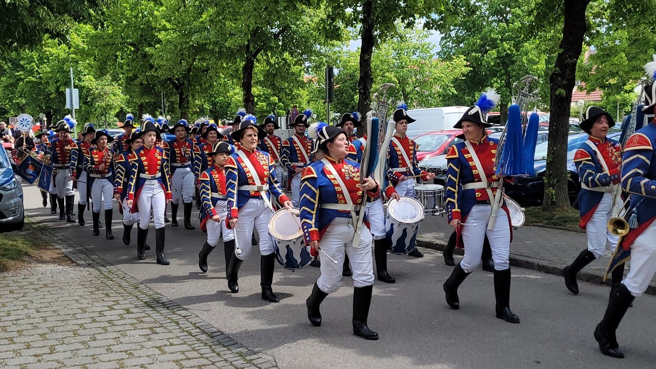 OSH 24.05.2025 MIX Oberschleißheim Volksfest - Festzug Vereine - Schleißheimer Schloßpfeiffer