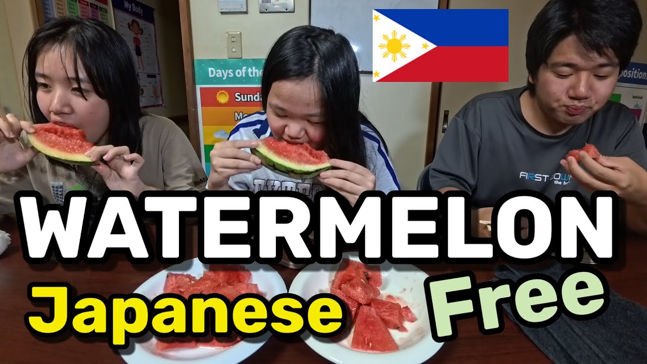 JAPANESE WATERMELON | FARM to TABLE | Filipino Single Father in Japan