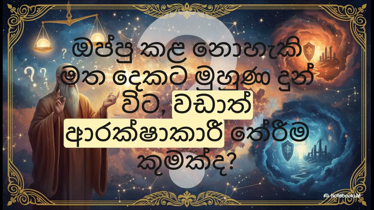 තාර්කික විමසුම  නිවැරදි මාර්ගෝපදේශය