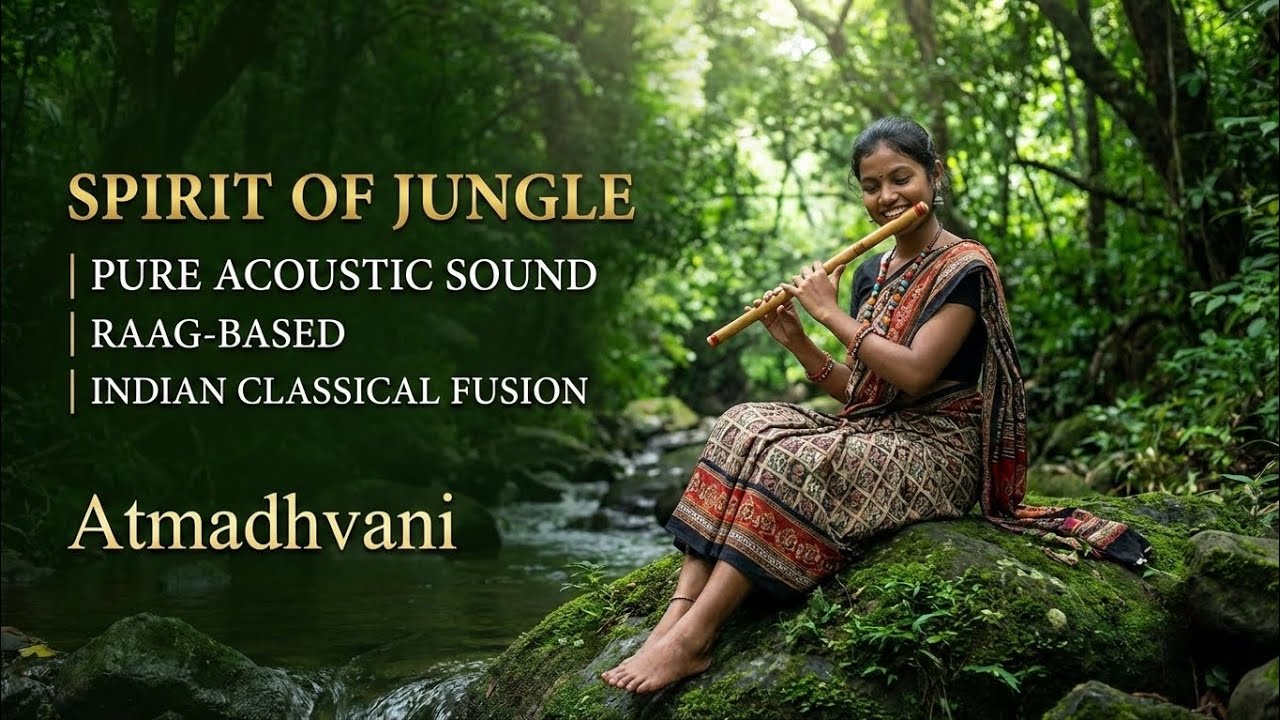 Spirit of Jungle | Peace Indian Classical Instrumental Music | Mind Relaxing 😌 | Atmadhvani 