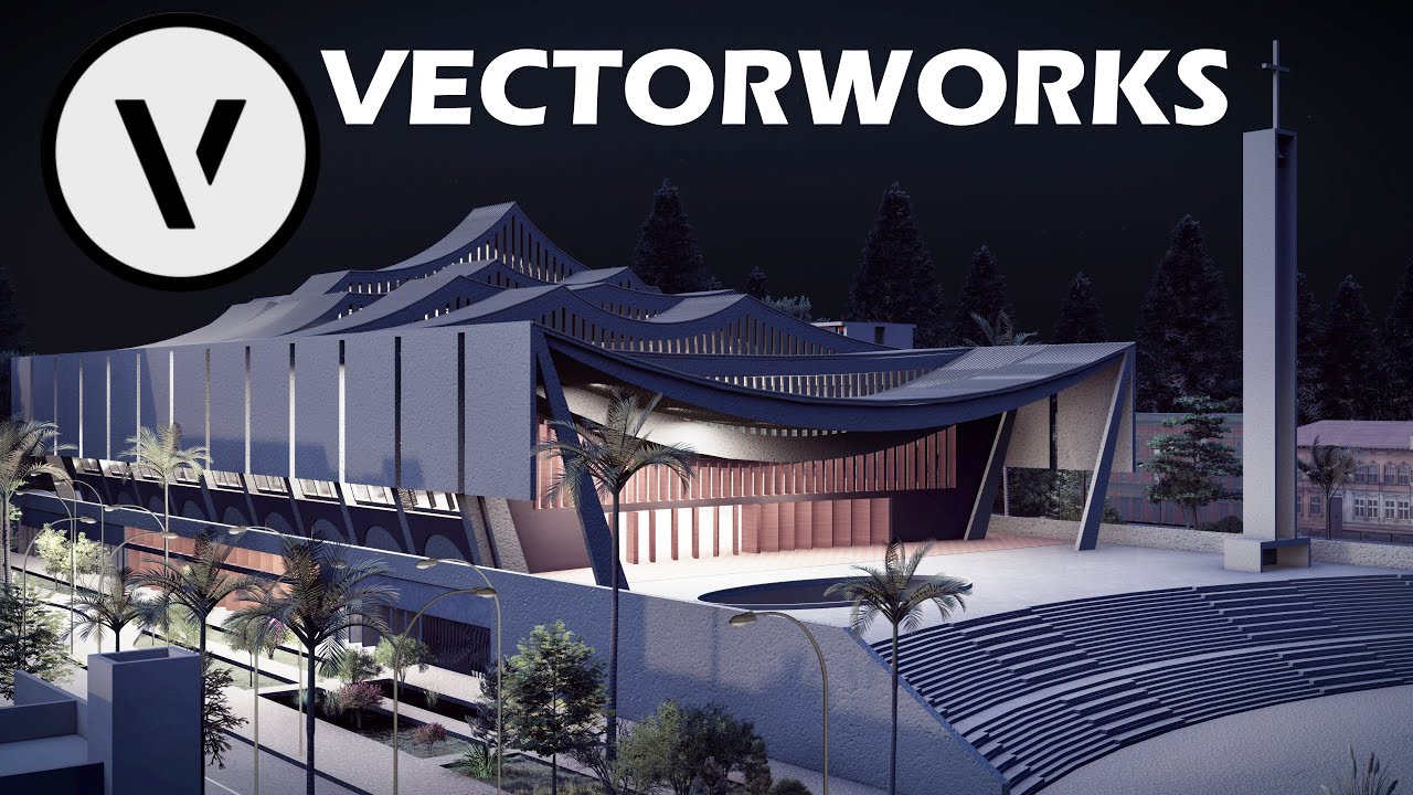 The National Cathedral of Ghana by Sir Adjaye | Modelling in Vectorworks | Lumion Animation