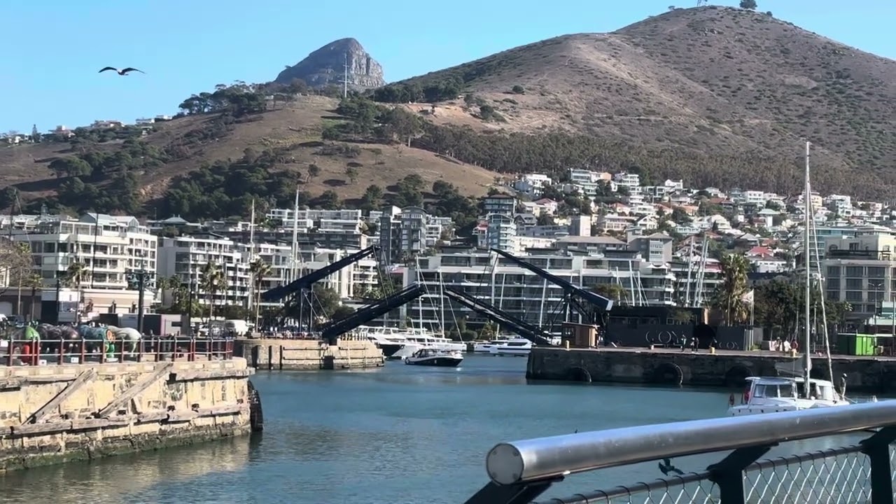 Victoria and Alfred Waterfront, Cape Town, South Africa on a late Spring Saturday afternoon 