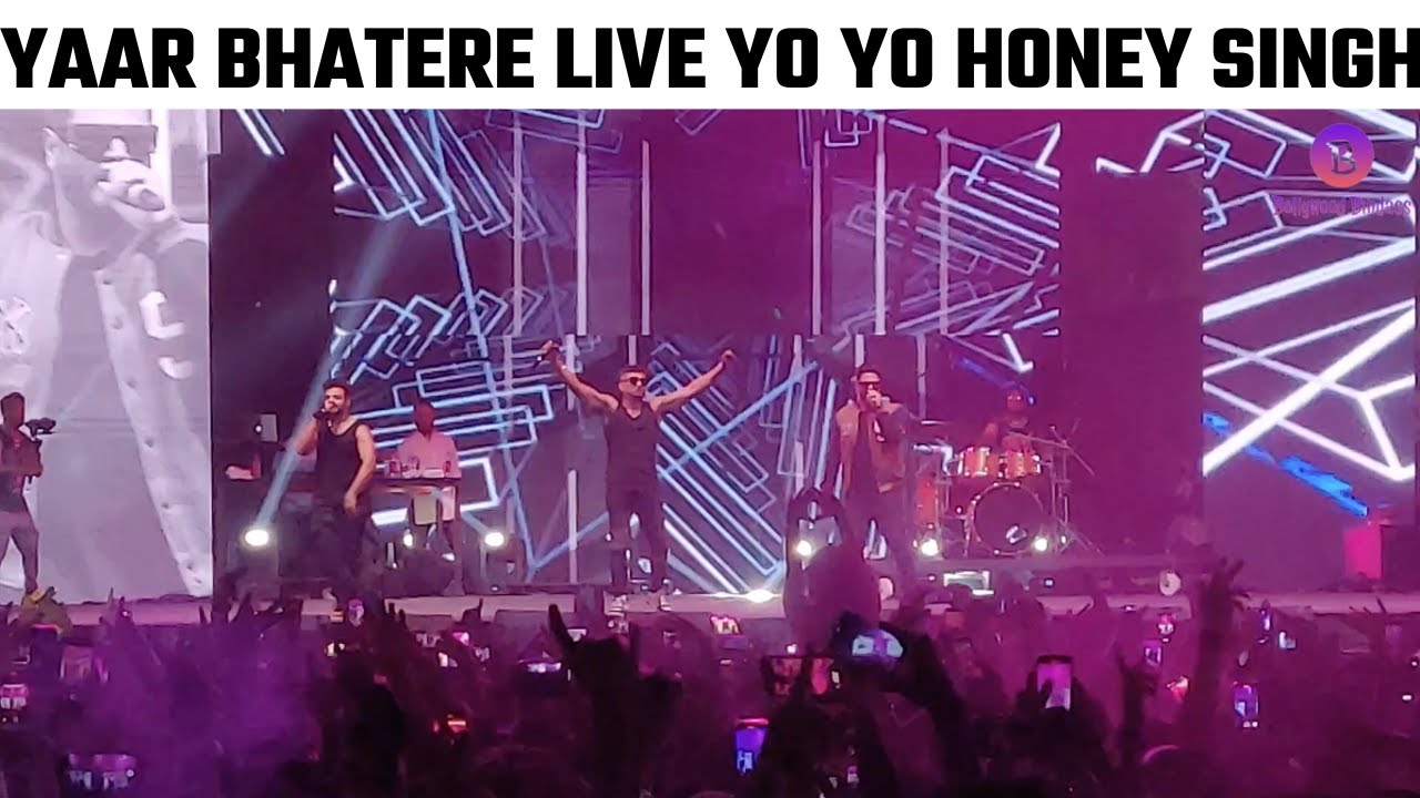 Yaar Bathere Honey Singh | Honey Singh Live Performance In Delhi | Hommie Dilliwala | Alfaaz Live