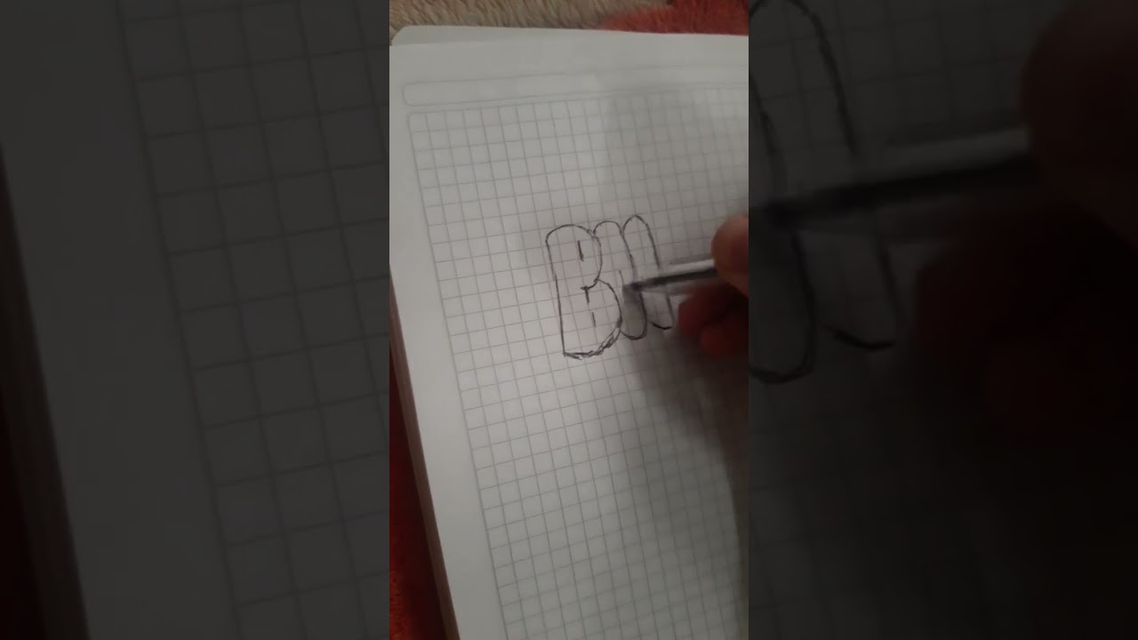 como hacer la letra b en graffiti