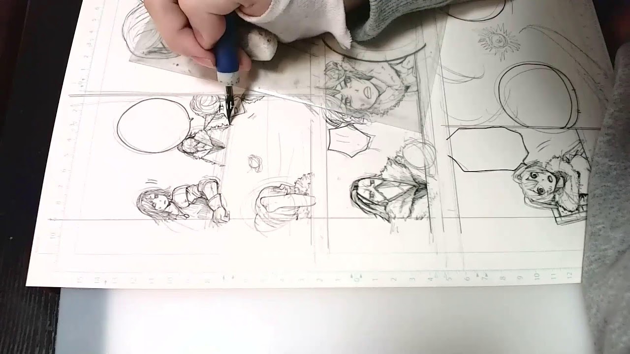 【昼活】漫画原稿作画配信！ノルマは３ページ！　12/17 live drawing
