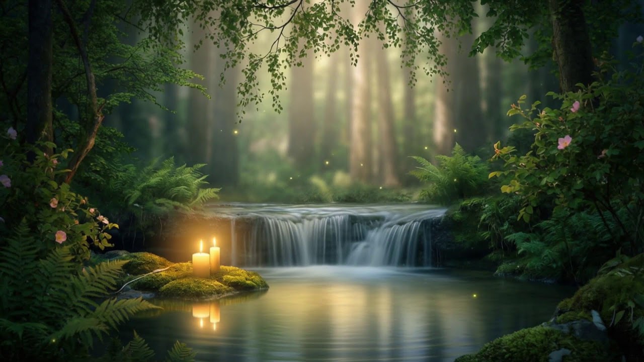 Deep Sleep Music 🌙 Flowing Water & Soft Piano for Emotional Healing & Calm Night ,Relax Sleep 5