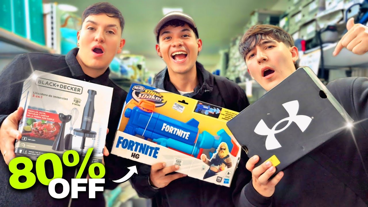 Encontré un OUTLET con DESCUENTOS del 80% 😱 ¡Productos NUEVOS y USADOS!