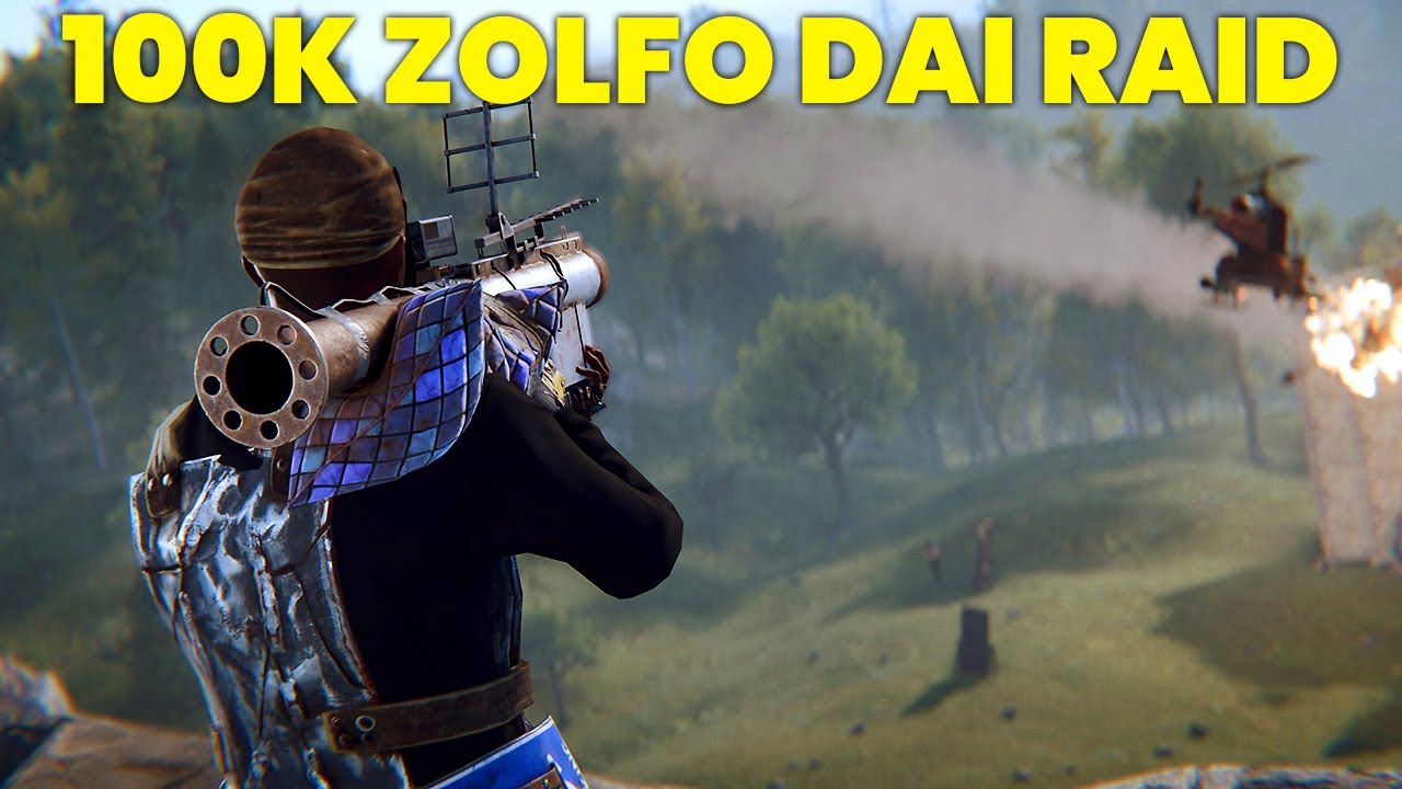 100K DI ZOLFO SOLO RAIDANDO! - Rust ITA