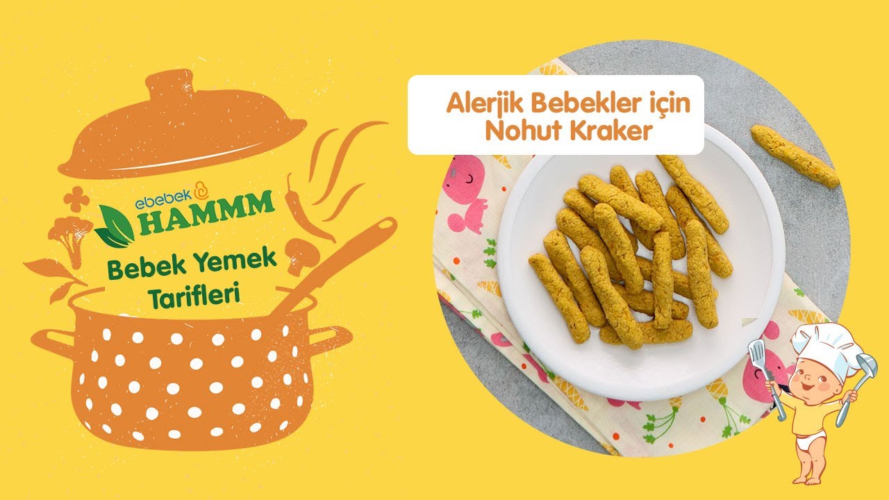 Alerjik Bebekler için Nohut Kraker | Bebek Yemek Tarifleri - Hammm Vakti