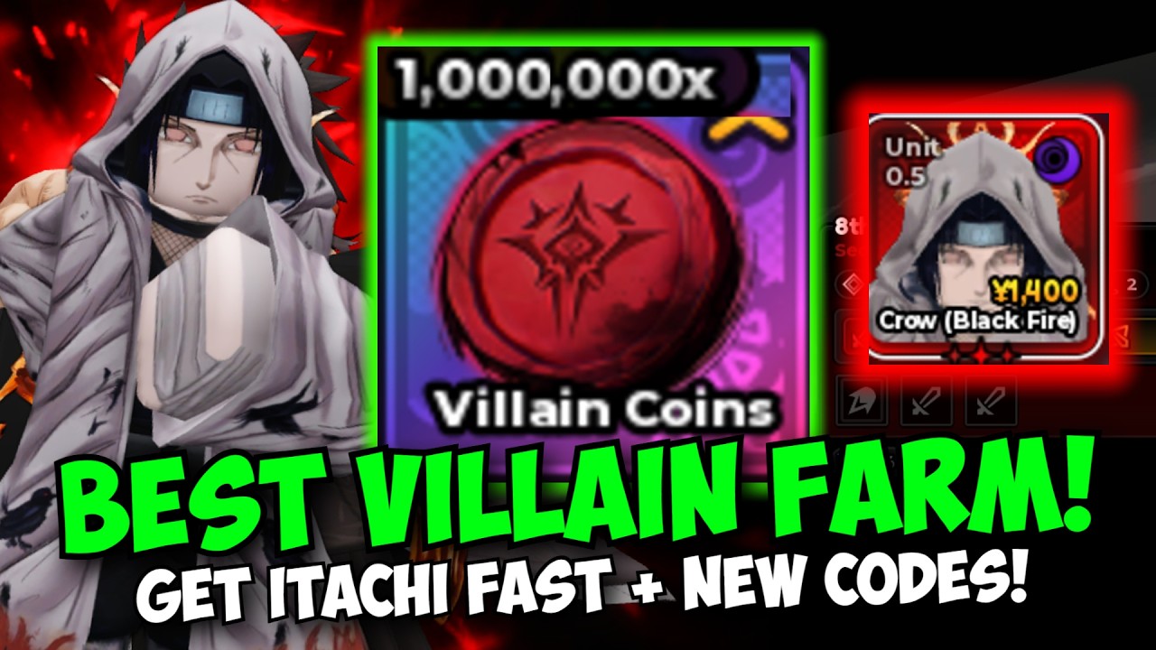 [NEW CODES] Fastest Villain Coin & Itachi Farm in Anime Expeditions!