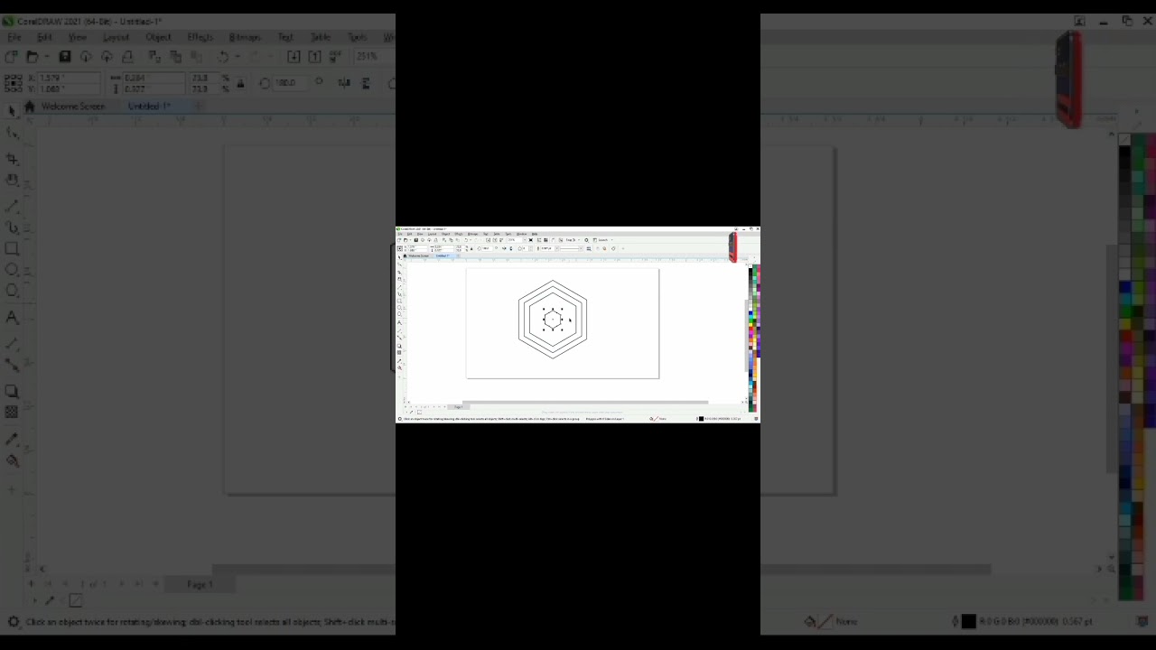 3D logo design in coreldrow part 1