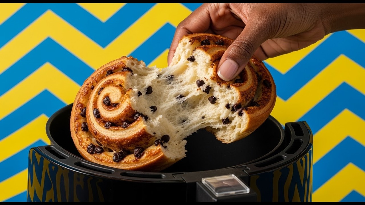 Soft & Fluffy Chocolate Chip Bread Rolls – Air Fryer Magic! I no longer buy bread!