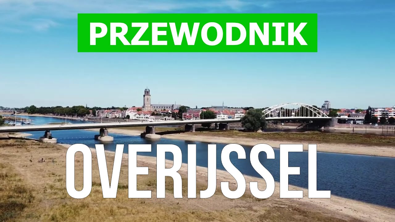 Overijssel, Holandia | Miasto Zwolle, Enschede, Almelo, Deventer | Dron 4k wideo | Overijssel