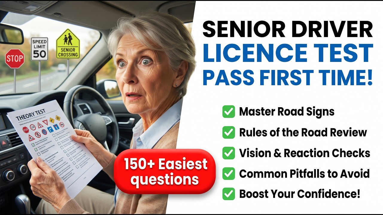 2026 Senior Driver License Renewal | Master the New Cognitive and Road Test Standards Fast