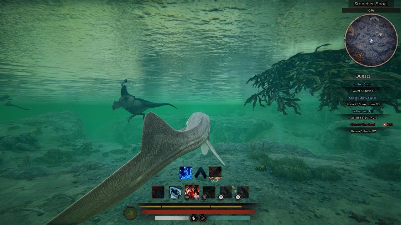 Tylosaurus vs Duck, Sarco, Sucho (against team PR) [Path of Titans] Official servers