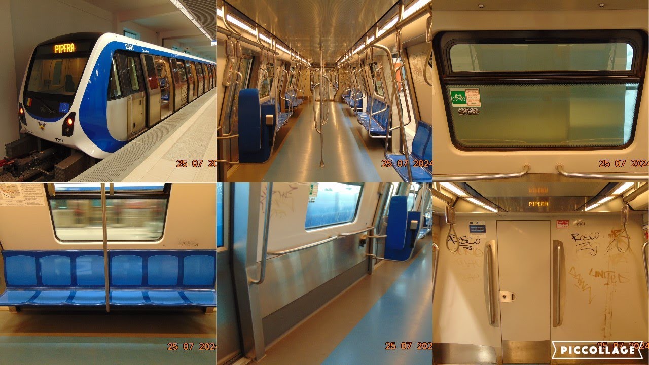 Special pentru 400 abonați - Trenul de metrou CAF Inneo 1301-2301 Dunărea după 10 ani de exploatare