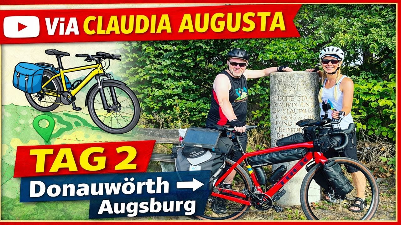 VIA CLAUDIA AUGUSTA 2022 | Tag 2 | Donauwörth - Augsburg