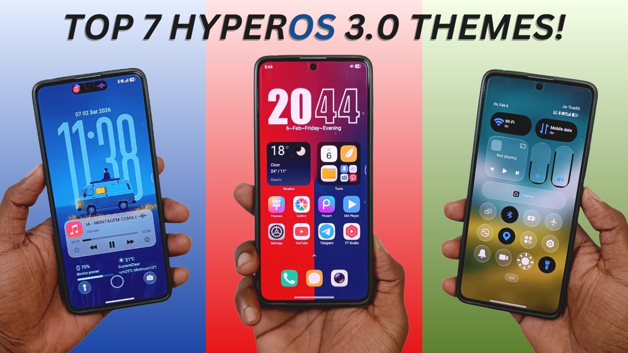 These 7 HyperOS 3.0 Themes Will Change Your Xiaomi! 😍 (Redmi/POCO)