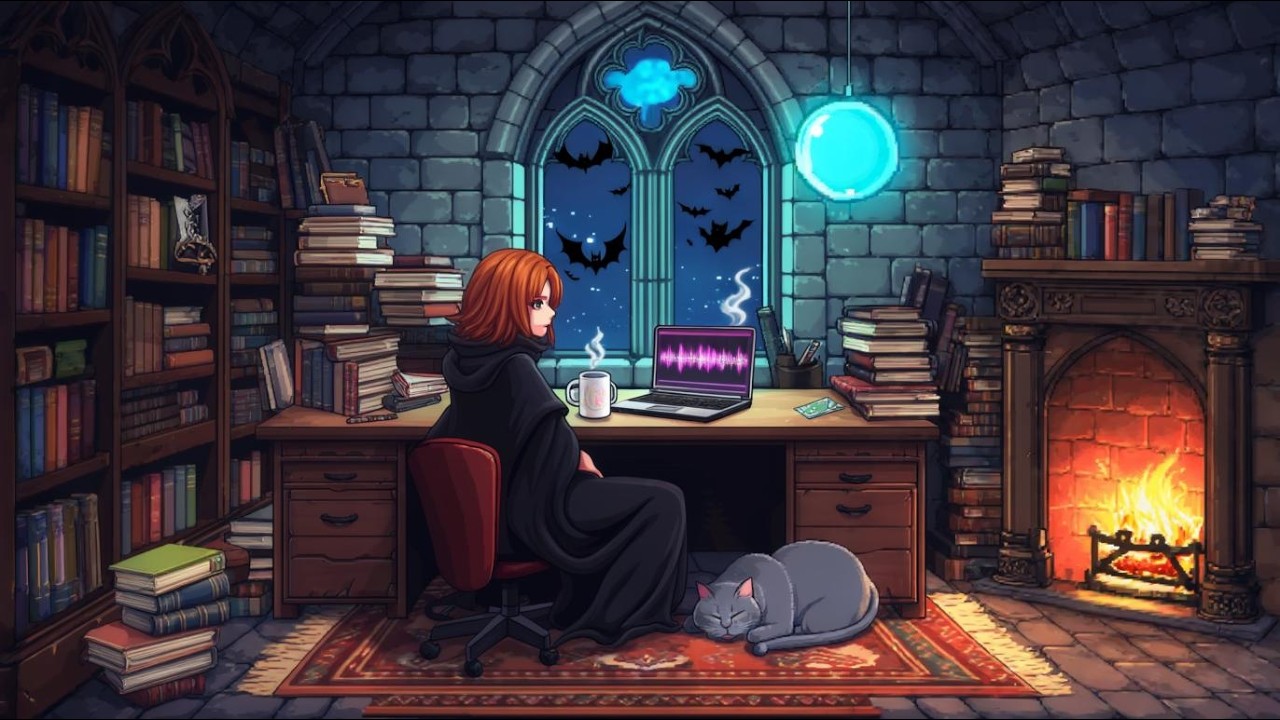lofi beats to study/slay vampires to 🧊🔥 [1 hour Lo-Fi music video]