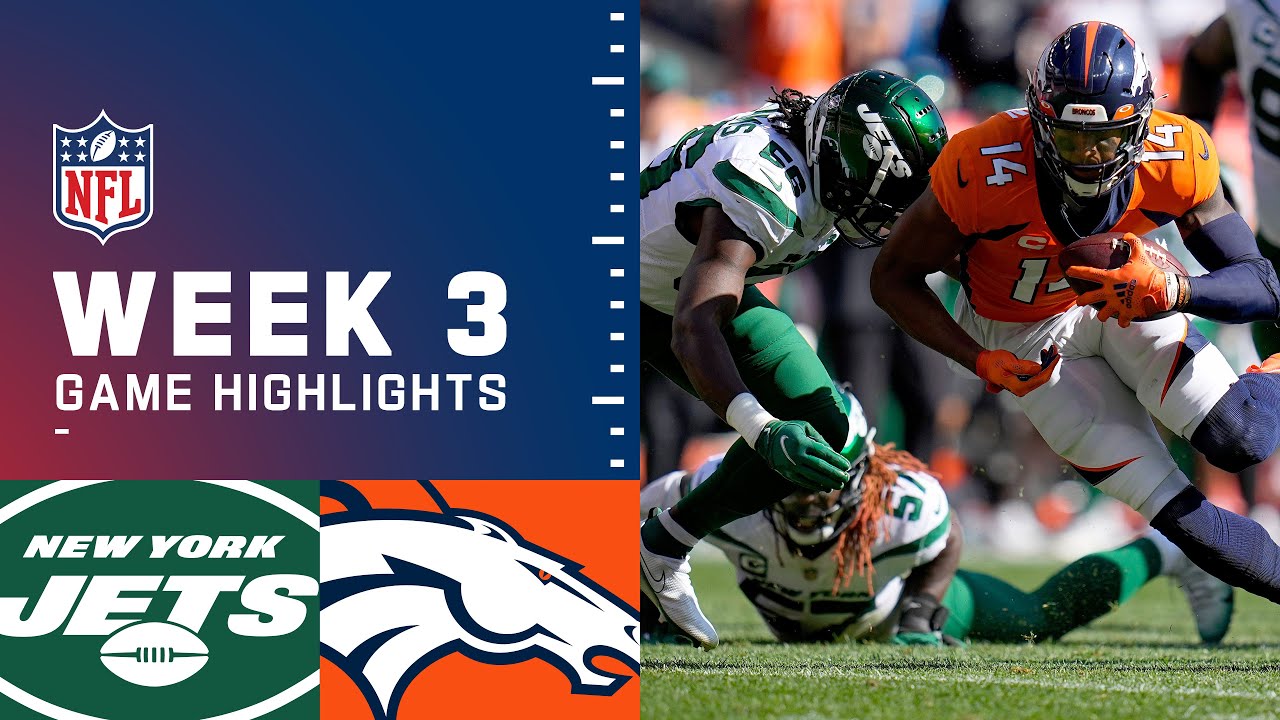 Jets vs. Broncos Week 3 Highlights | NFL 2021