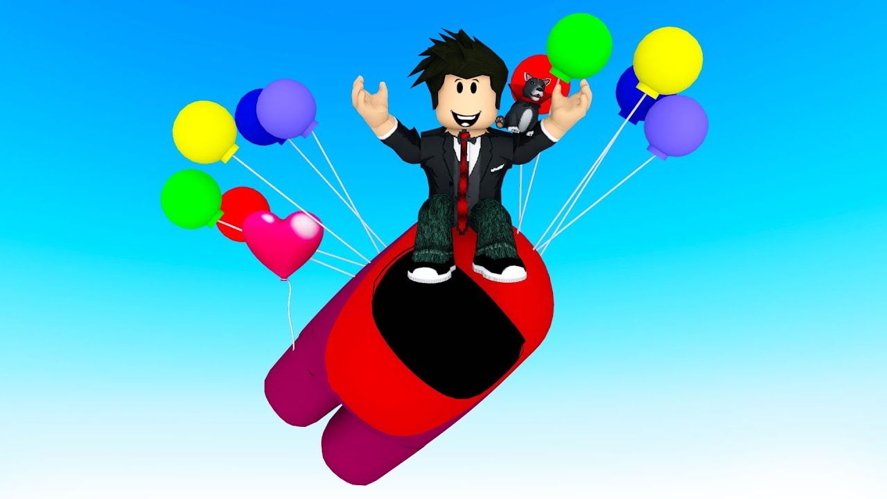 BALÃO QUE LEVANTA TUDO BEM ALTO | Roblox
